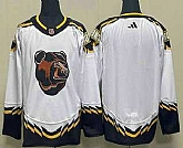 Men's Boston Bruins Blank White 2022 Reverse Retro Stitched Jersey,baseball caps,new era cap wholesale,wholesale hats